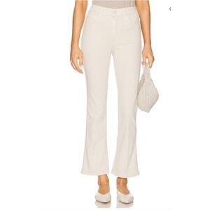 MOTHER Mid Rise Smokin' Double Flood Jeans Tapioca Size 33